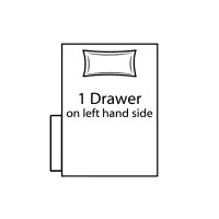 13 inch Base 1 Drawer (Left Hand Side)