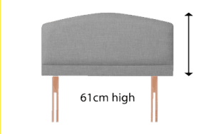 Bedheist Ashford 5ft King Size Fabric Strutted Headboard