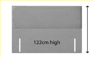 Bedheist Portland 5ft King Size Fabric Floor Standing Headboard