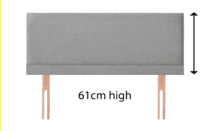 Bedheist Portland 5ft King Size Fabric Strutted Headboard