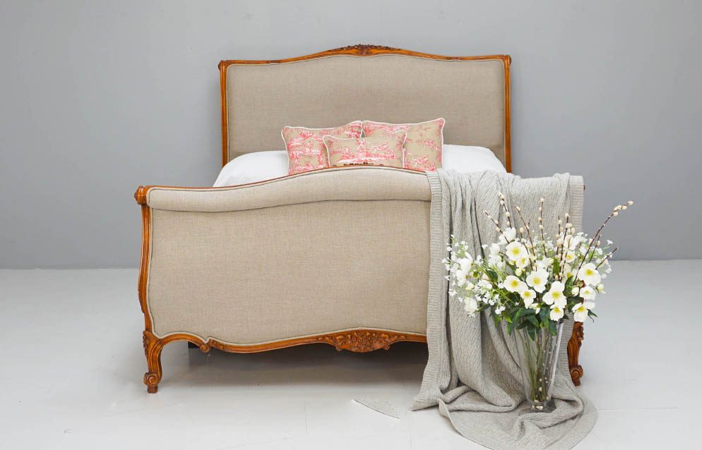 straight end french bed