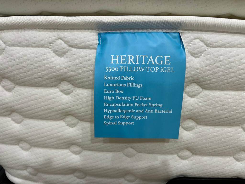 Heritage 5500 Pro Pillow Top Gel Mattress6